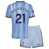 Camisola + Calções Tottenham Hotspur Kulusevski 21 Criança Equipamento 2ª 24/25